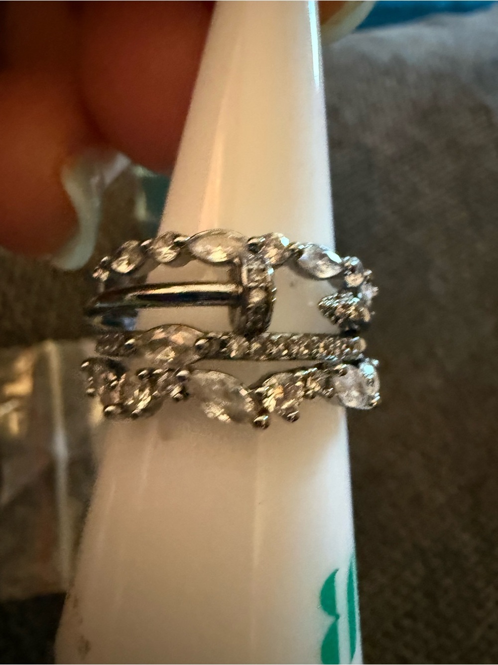 Delicates stack on hematite